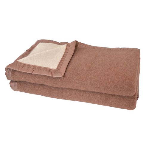 Couverture Aubisque Chamois X Blanchi 240 X 260 Cm Marron
