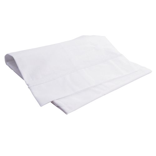 Drap Plat Avec Point Bourdon - 120x180 Cm - Blanc