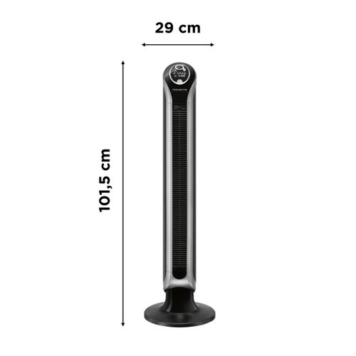 Ventilateur Colonne 100cm 40w 3 Vitesses Noir - Vu6670f0