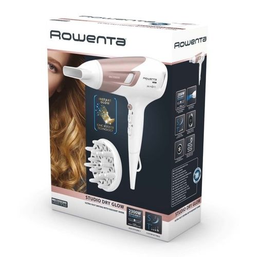 Sèche-cheveux Studio Dry Cv5830f0 Beige, Blanc 2100 W