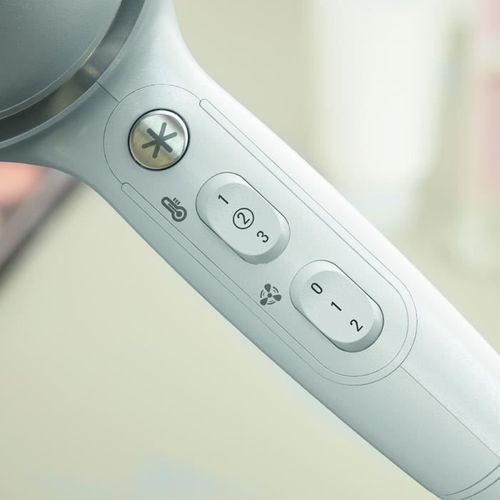 Sèche Cheveux Powerline 6 Réglages Vitesse/température - Blanc Et Argent - Cv5930f0