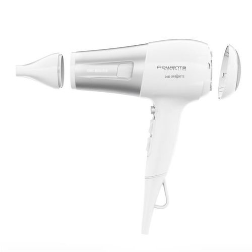 Sèche Cheveux Powerline 6 Réglages Vitesse/température - Blanc Et Argent - Cv5930f0