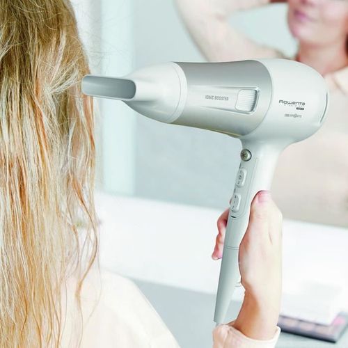 Sèche Cheveux Powerline 6 Réglages Vitesse/température - Blanc Et Argent - Cv5930f0