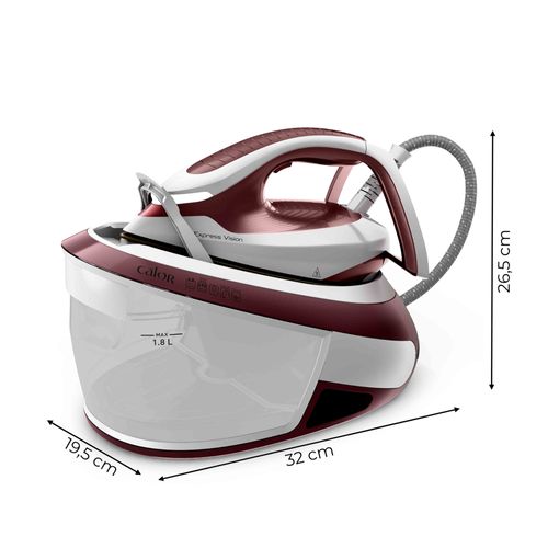 Centrale Vapeur 6.8bars 130gr/min Autonomie Illimitée Rouge/blanc Sv8150c0