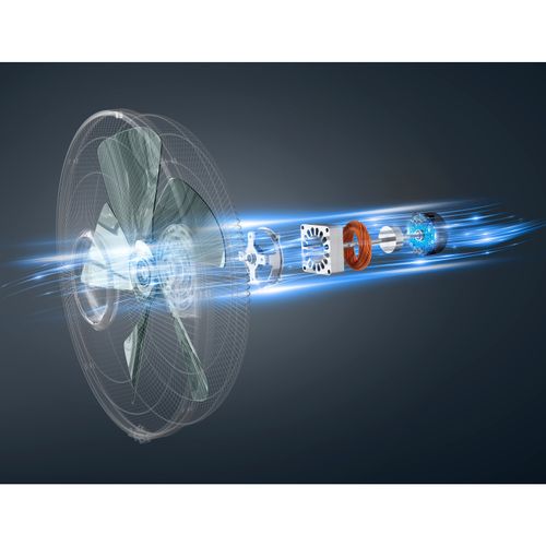 Ventilateur Sur Pied 40cm 34w Blanc - Vu5890f0