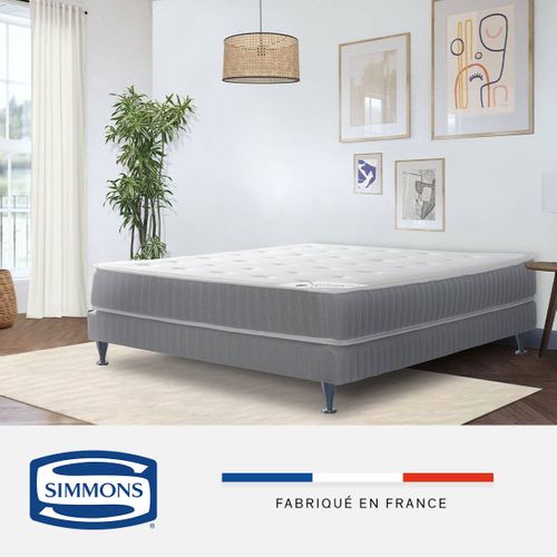 Matelas Ressort 180x200 cm, Ressorts Ensachés, Ferme, H24 cm