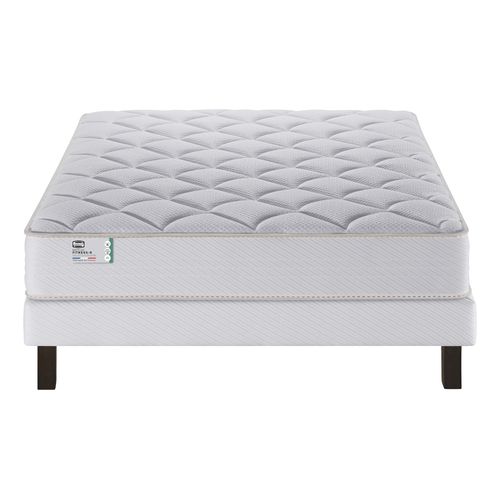 Matelas ressorts 140x190 cm avec mémoire de forme FITNESS'R ép.24 cm