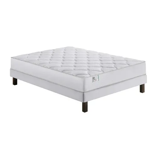 Matelas ressorts 140x190 cm avec mémoire de forme FITNESS'R ép.24 cm