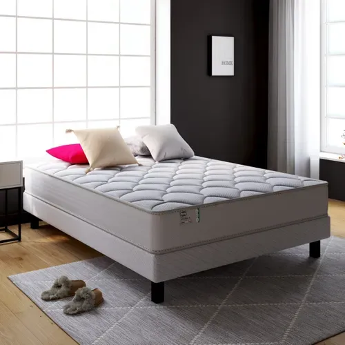 Matelas ressorts 160x200 cm avec mémoire de forme FITNESS'R ép.24 cm