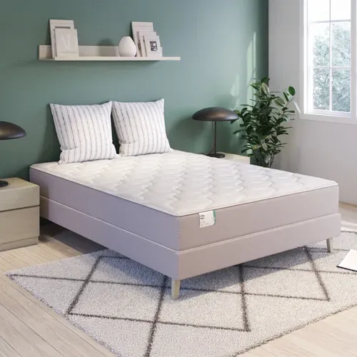 Matelas Ressort Ensachés 160x200 cm L'OPTIMAL, Ferme, Epaisseur 22 cm