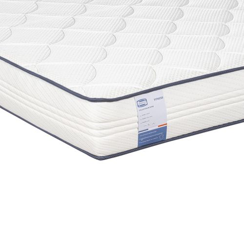 Matelas ressorts 90x200 cm avec mémoire de forme FITNESS ép.24 cm vue accessoires