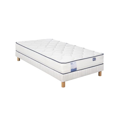 Matelas ressorts 90x200 cm avec mémoire de forme FITNESS ép.24 cm