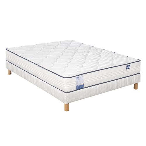 Matelas ressorts 160x200 cm FITNESS à mémoire de forme ép.24 cm