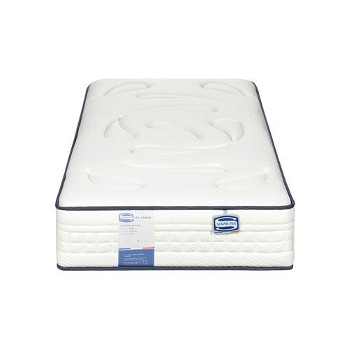 Matelas ressorts 90x190 cm avec latex INFLUENCE ép.26 cm