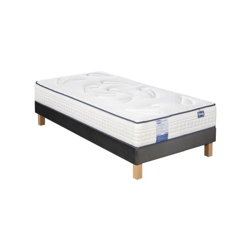 Matelas ressorts 90x190 cm avec latex INFLUENCE ép.26 cm
