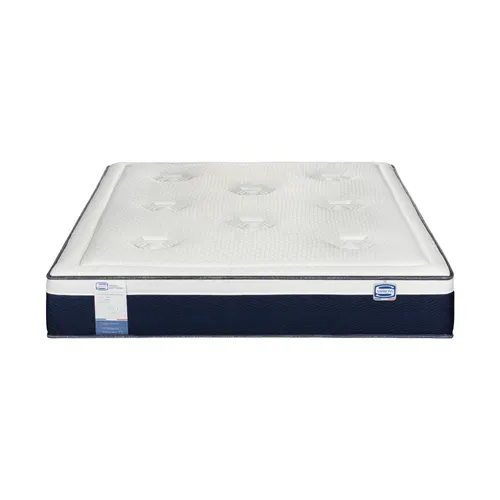 Matelas hybride 140x190 cm avec latex ROSEE NOCTURNE ép.27 cm