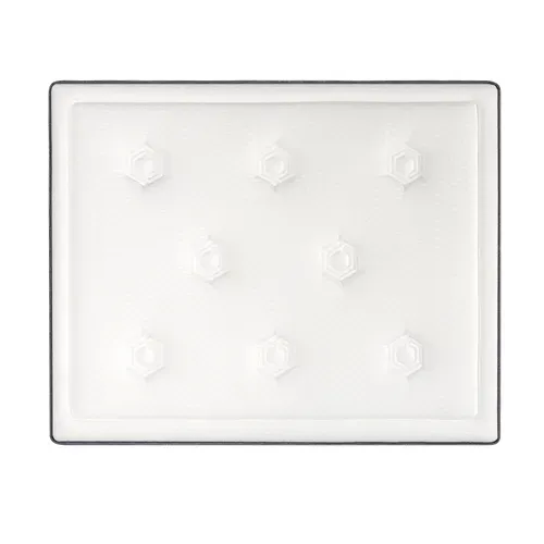 Matelas hybride 180x200 cm avec latex ROSEE NOCTURNE ép.27 cm vue de derrière