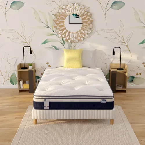 Matelas hybride 120x190 cm avec mémoire de forme SOLSTICE ép.32 cm