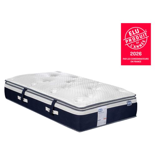 Matelas hybride 120x190 cm avec mémoire de forme SOLSTICE ép.32 cm