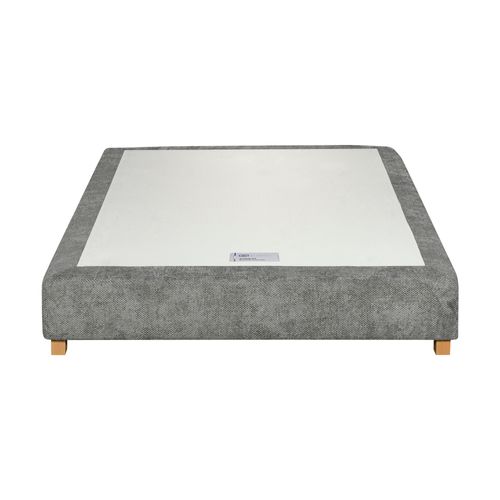 Sommier gris 140x190 cm SIMMONS ETOFFE vue de face