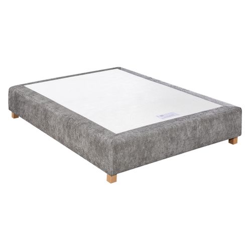 Sommier gris 160x200 cm SIMMONS ETOFFE vue 3/4