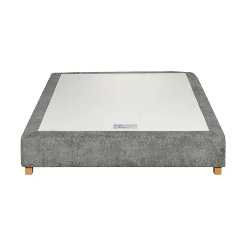 Sommier gris 140x200 cm SIMMONS ETOFFE vue de face