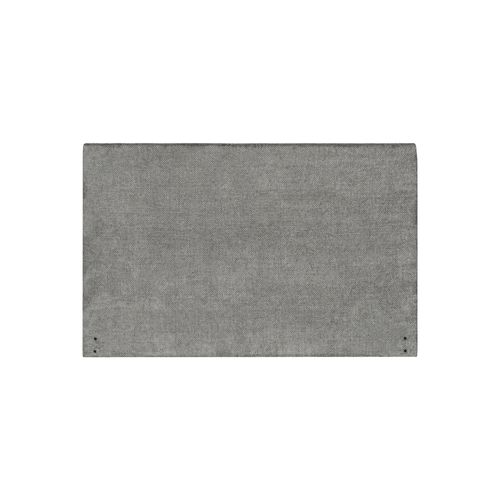 Tête de lit grise L.180 cm SIMMONS ETOFFE vue de face