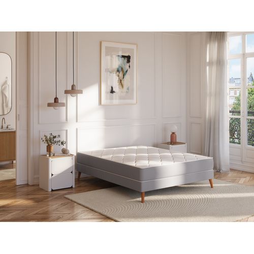 Ensemble Néo 160x200 Matelas H20 Ressort Ensachés, Ferme, Sommier
