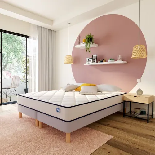 Ensemble matelas et sommier SIMMONS DETENTE 160x200 cm DUO vue d'ambiance 1