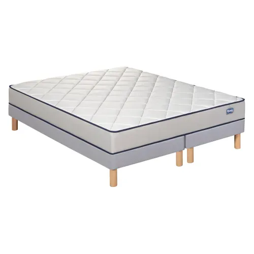 Ensemble matelas et sommier SIMMONS DETENTE 180x200 cm vue 3/4