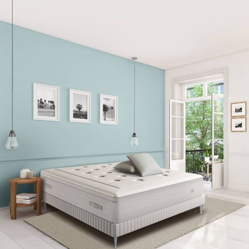 Matelas Reflexion 160x200, Ressort Ensachés, Ferme, H33 + 2 Oreillers 60x60
