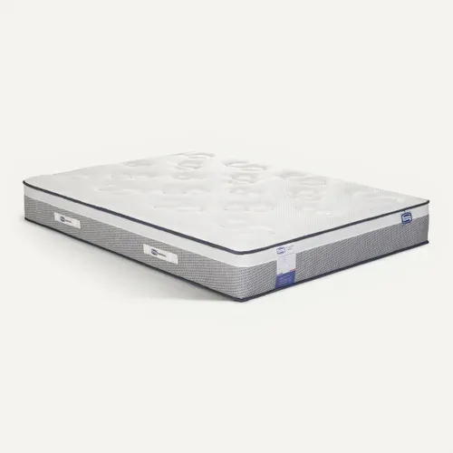 Matelas hybride 180x200 cm SIMMONS Influence ép.26 cm vue 3/4