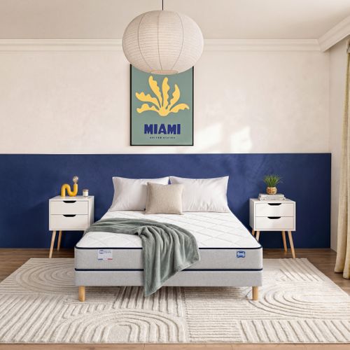 Ensemble matelas et sommier SIMMONS DETENTE 160x200 cm