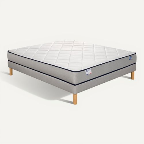 Ensemble matelas et sommier SIMMONS DETENTE 160x200 cm vue 3/4