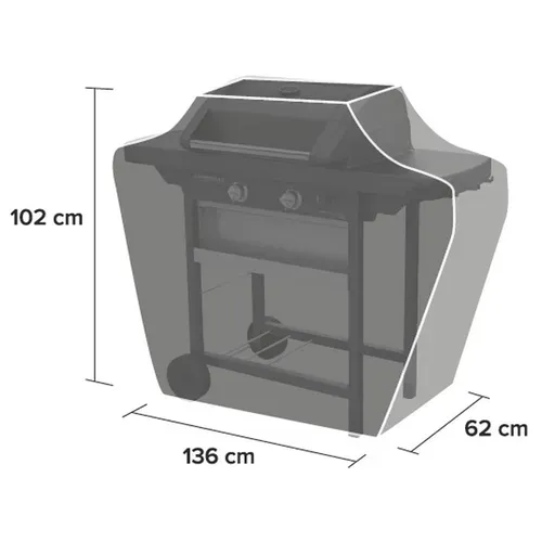 Housse Campingaz Pour Barbecue Taille M - 136x62x102 Cm
