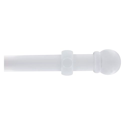 Kit tringle Ø 2,8 - H. 180 cm Blanc vue de face