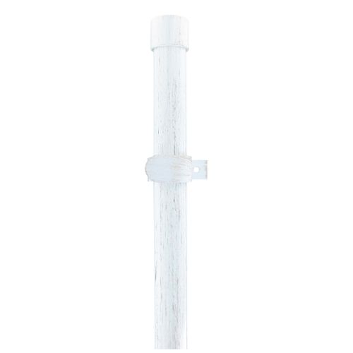 Kit métal Ø 2 - H. 120/210 cm  Blanc or vue de face