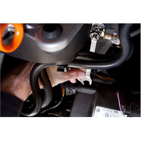 HELLA Prise 24V 7 Pôles Raccord Fileté - Fiche Type Vis 103mm Aluminium - 8JB 003 833-001 DIN/ISO 1185 N-Typ