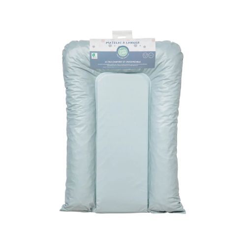Matelas à Langer Flocons Essentiel 50 X 70 Cm - 100 % Pvc Imperméable - Bleu Vert