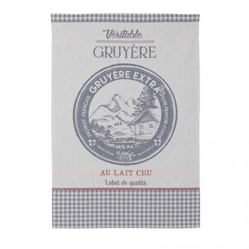 Coucke Torchon Uni Jacquard De Coton Gaspard 50x75cm - Linge De Cuisine Absorbant Et Décoratif