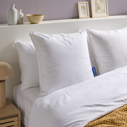 Oreiller Souple 60x60 Cm Duo Duvet Canard Microfibre