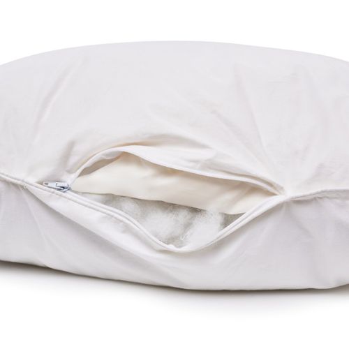 Oreiller Souple 60x60 Cm Duo Duvet Canard Microfibre