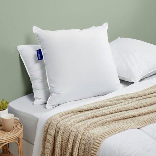 Lot De 2 Oreillers Souple 60x60cm Sensation Duvet Gonflant