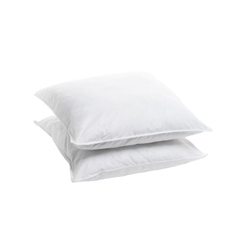 Lot De 2 Oreillers Souple 60x60cm Sensation Duvet Gonflant