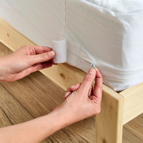 Pack Anti-punaises De Lit Protège-matelas 90x190cm + 1 Protège Oreiller 63x63cm Imperméables