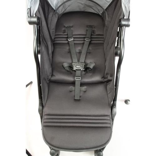Poussette Compacte - Yuko - 0 à 36 Mois (max 15 Kg) - Sangle De Portage - 4 Roues - Noir