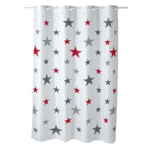 Rideau De Douche Imprimé étoile En Polyester Stars