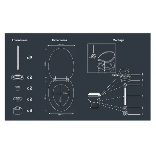 Abattant Wc Effet Bois Carnac