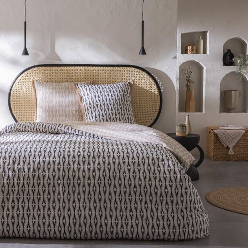 Parure De Lit 2 Personnes Today 240x220 Cm Gaze De Coton Unie Ocre Jaune - Housse Couette Et Taies D'Oreiller