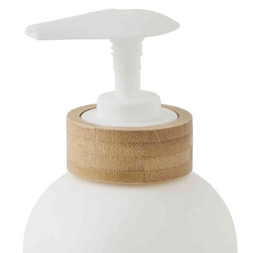 Set Salle De Bain Uni 3 Pièces En Bambou Blanc